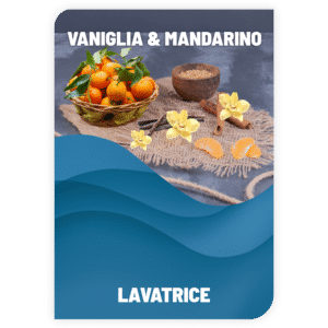 lavatrice vaniglia e mandarino