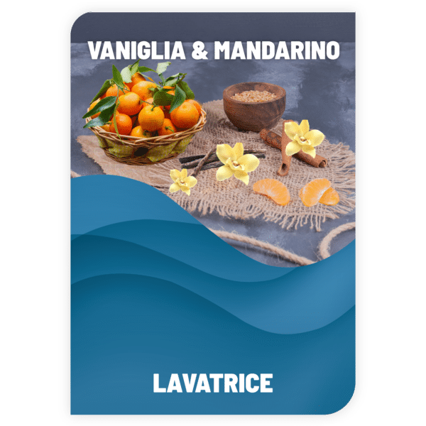 lavatrice vaniglia e mandarino