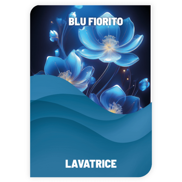 Lavatrice Blu Fiorito